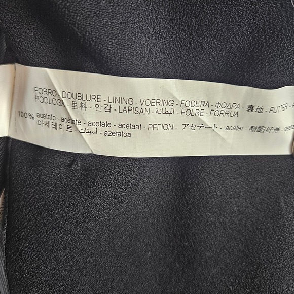 Zara‎ Tailored Double Breasted blazer with shoulder pads, black, size S - Picture 4 of 5